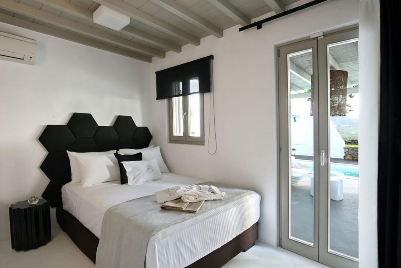 Villa Dafni 4Bed With Pool In Kalafatis Spilia Mykonos Town ภายนอก รูปภาพ