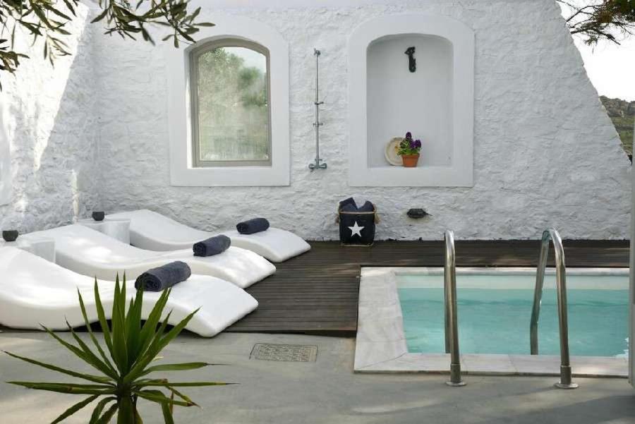 Villa Dafni 4Bed With Pool In Kalafatis Spilia Mykonos Town ภายนอก รูปภาพ